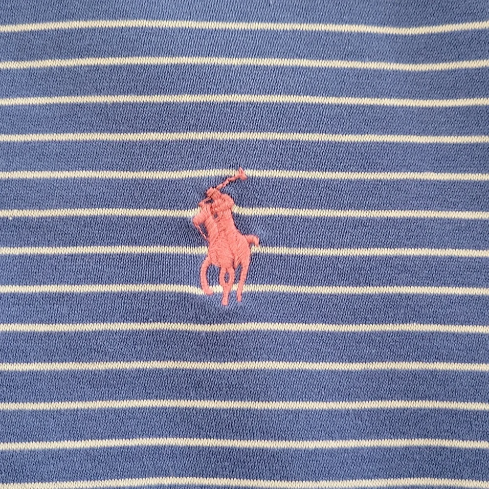 Men's Ralph Lauren Polo Golf Polo Blue White Large - Picture 2 of 6